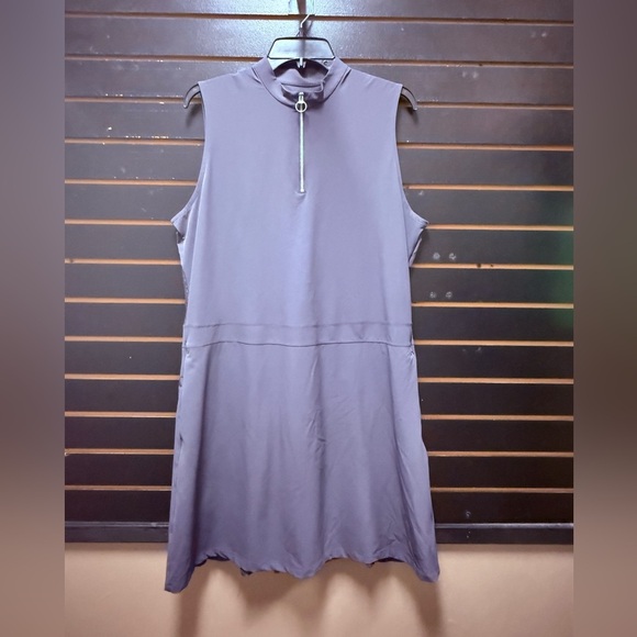 Nike Women’s Dri-Fit Sleeveless Golf/Tennis Dress with Lace Back – Size L - Picture 1 of 4